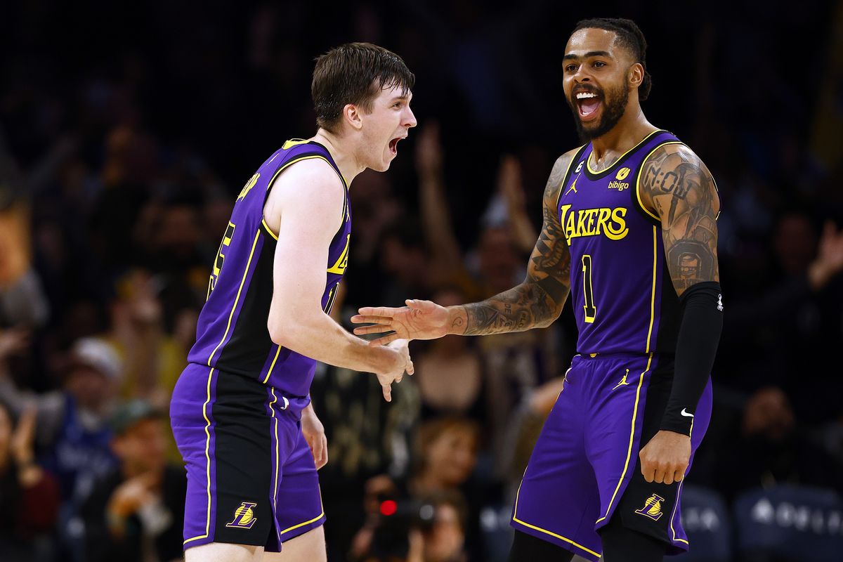 The LA Lakers' Austin Reaves and D'Angelo Russell back in headlines