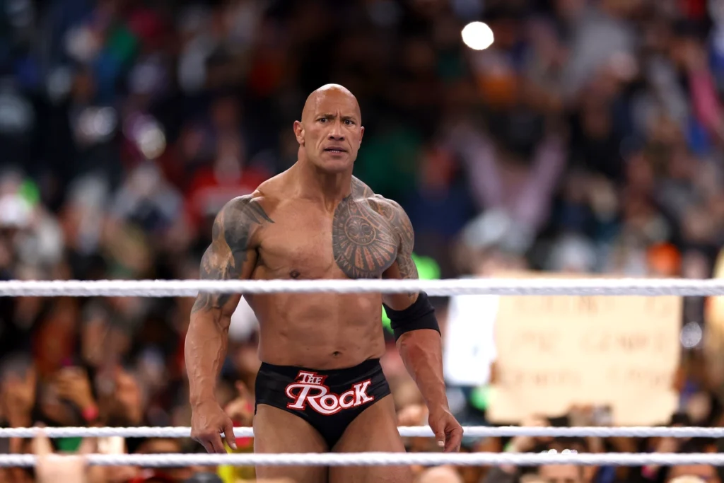 The Rock at WrestleMania 40